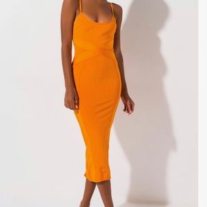 Akira- she is the one bandage midi dress